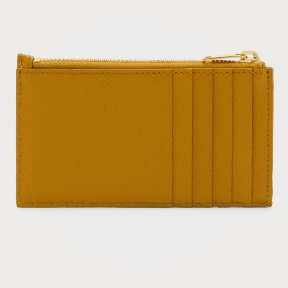 Zip Fragments YSL Monogram Pouch Card Case Wallet - Picture 4 of 15